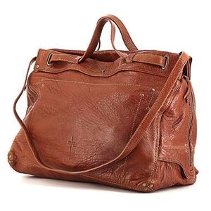 Jerome Dreyfuss Cognac Leather Satchel